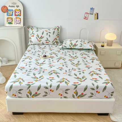 91家纺网 家纺一手货源 找家纺 （总）帛织澜家纺 2025新款喷气12868系列纯棉印花单床笠