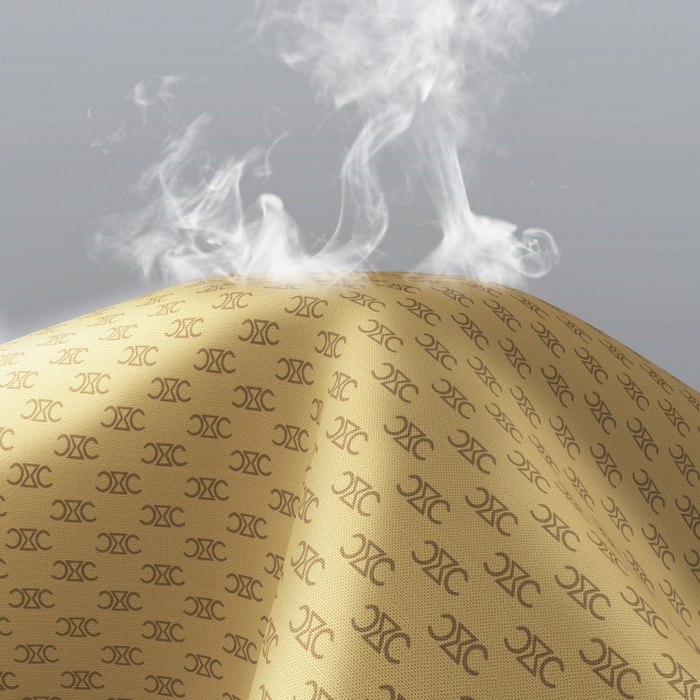 91家纺网 家纺一手货源 找家纺 卡初家居 2024新款高档提花凯瑟琳C刺绣系列冰丝席 凯瑟琳-棕