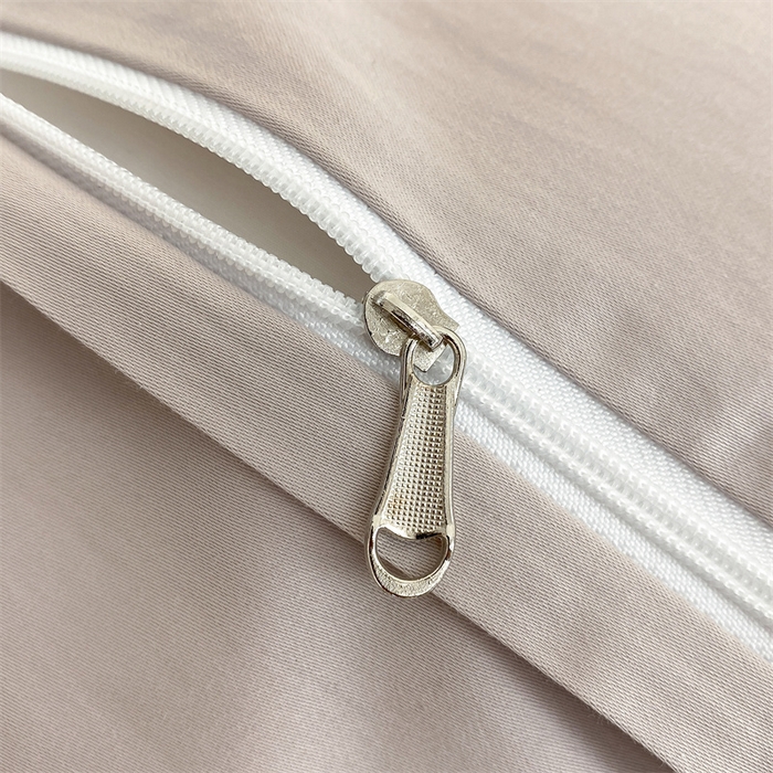 91家纺网 家纺一手货源 找家纺 慕色家纺 2024新款全棉刺绣拼色系列四件套 拼色-海青+浅灰