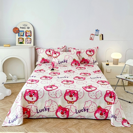 91家纺网 家纺一手货源 找家纺 （总）帛织澜家纺 2025新款12868全棉喷气印花床单单件