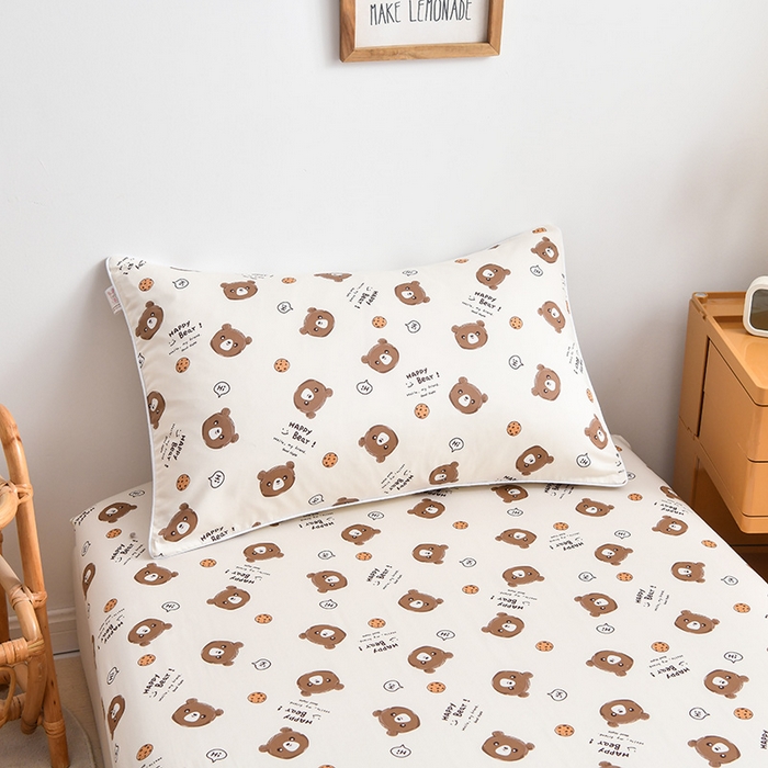 91家纺网 家纺一手货源 找家纺 (总) ds生活馆 2025新款幼儿园学生60支贡缎长绒棉纯棉单枕套