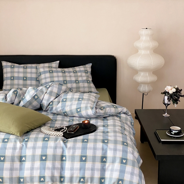 91家纺网 家纺一手货源 找家纺 嘉汀兰家居 2024新款40s全棉印花四件套系列  小熊星座