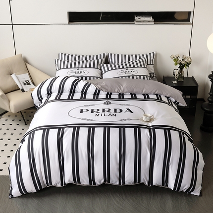 91家纺网 家纺一手货源 找家纺 （总）色鬼布艺 2024新款博主风水洗真丝四件套大牌风四件套