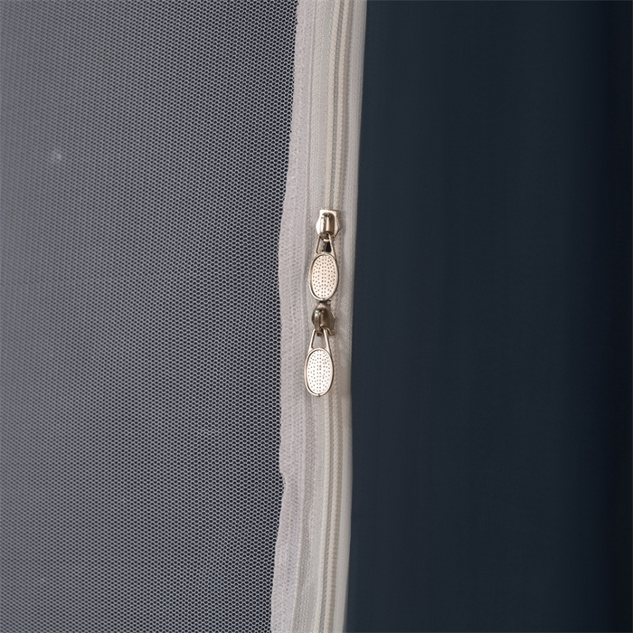 91家纺网 家纺一手货源 找家纺 新太阳蚊帐 2025新款涂层遮光防蚊款学生床帘 纯色涂银藏蓝色