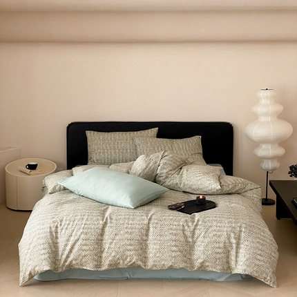 嘉汀兰家居 2024新款40s全棉印花四件套系列  流年