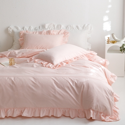 91家纺网 家纺一手货源 找家纺 （总）首尔家纺 2025新款全棉泡芙四件套系列