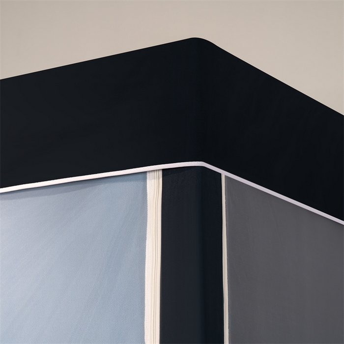 91家纺网 家纺一手货源 找家纺 新太阳蚊帐 2025新款涂层遮光防蚊款学生床帘 汉堡曲奇甜甜圈