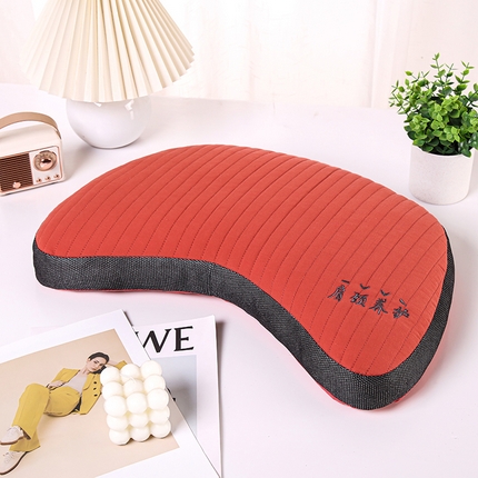 91家纺网 家纺一手货源 找家纺 （总）明星枕业 全棉砂洗荞麦枕肩颈养护枕