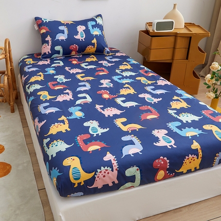 91家纺网 家纺一手货源 找家纺 （总）ds生活馆 2025新款幼儿园学生60支贡缎长绒棉纯棉单床笠