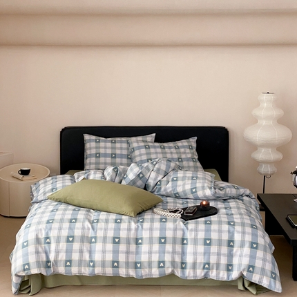 91家纺网 家纺一手货源 找家纺 嘉汀兰家居 2024新款40s全棉印花四件套系列  小熊星座