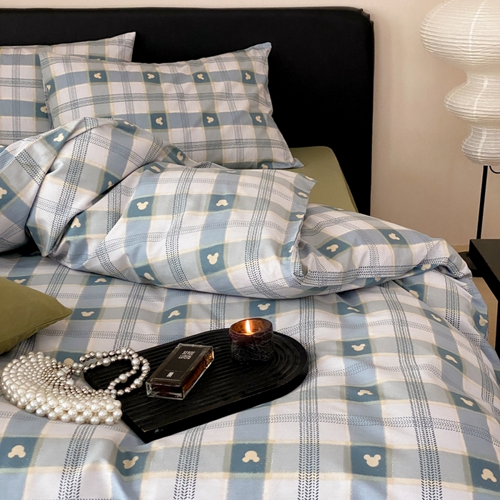 91家纺网 家纺一手货源 找家纺 嘉汀兰家居 2024新款40s全棉印花四件套系列  小熊星座