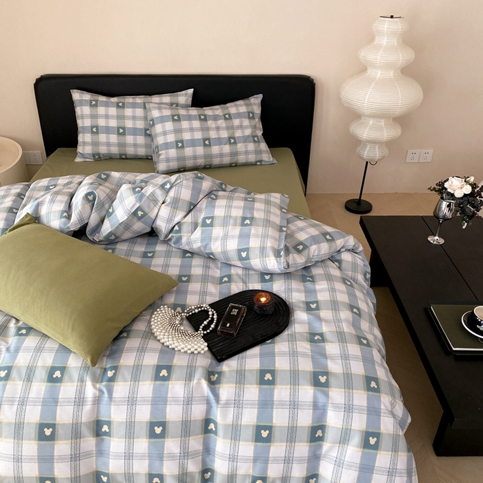 91家纺网 家纺一手货源 找家纺 嘉汀兰家居 2024新款40s全棉印花四件套系列  小熊星座