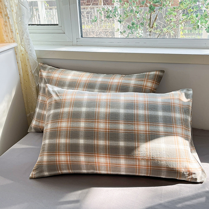 91家纺网 家纺一手货源 找家纺 琪格格纺织 2024新款40支13372纯棉良品系列四件套 洛卡灰