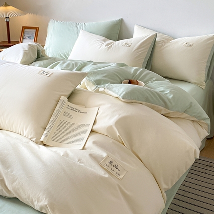 91家纺网 家纺一手货源 找家纺 （总）琪格格纺织 2024新款40支13372纯棉良品系列四件套