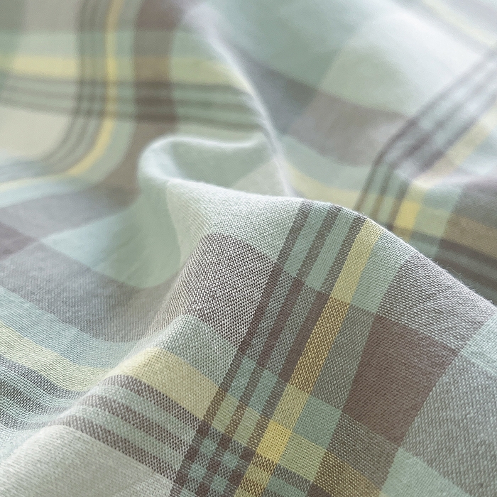 91家纺网 家纺一手货源 找家纺 琪格格纺织 2024新款40支13372纯棉良品系列四件套 简兮绿