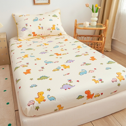 91家纺网 家纺一手货源 找家纺 （总）ds生活馆 2025新款幼儿园学生60支贡缎长绒棉纯棉单床笠