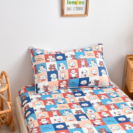 91家纺网 家纺一手货源 找家纺 (总) ds生活馆 2025新款幼儿园学生60支贡缎长绒棉纯棉单枕套