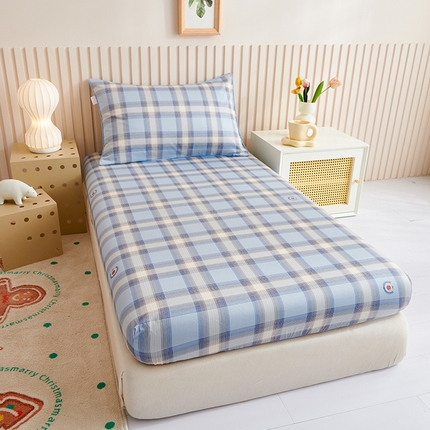 91家纺网 家纺一手货源 找家纺 （总）ds生活馆 2025新款幼儿园学生60支贡缎长绒棉纯棉单床笠