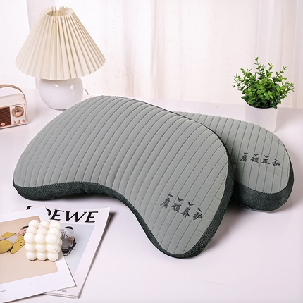 91家纺网 家纺一手货源 找家纺 （总）明星枕业 全棉砂洗荞麦枕肩颈养护枕