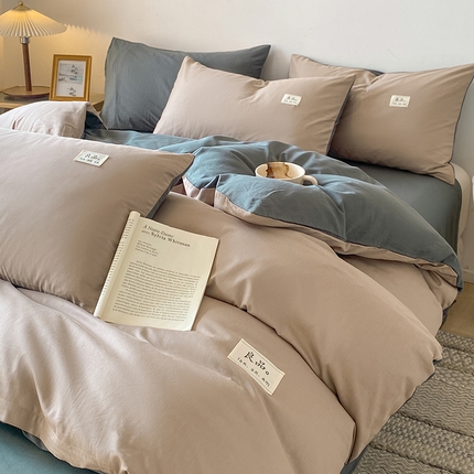 91家纺网 家纺一手货源 找家纺 （总）琪格格纺织 2024新款40支13372纯棉良品系列四件套