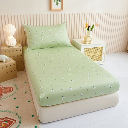 91家纺网 家纺一手货源 找家纺 （总）ds生活馆 2025新款幼儿园学生60支贡缎长绒棉纯棉单床笠