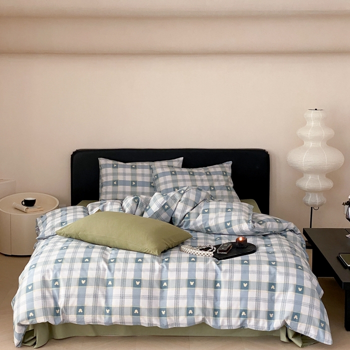 91家纺网 家纺一手货源 找家纺 嘉汀兰家居 2024新款40s全棉印花四件套系列  小熊星座