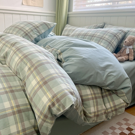 91家纺网 家纺一手货源 找家纺 （总）琪格格纺织 2024新款40支13372纯棉良品系列四件套