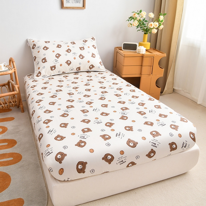 91家纺网 家纺一手货源 找家纺 （总）ds生活馆 2025新款幼儿园学生60支贡缎长绒棉纯棉单床笠