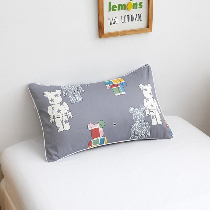 91家纺网 家纺一手货源 找家纺 (总) ds生活馆 2025新款幼儿园学生60支贡缎长绒棉纯棉单枕套