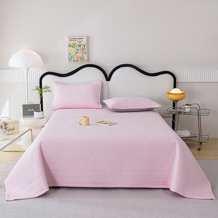 91家纺网 家纺一手货源 找家纺 （总）家喜爱 2024高端水洗棉麻纯色床盖