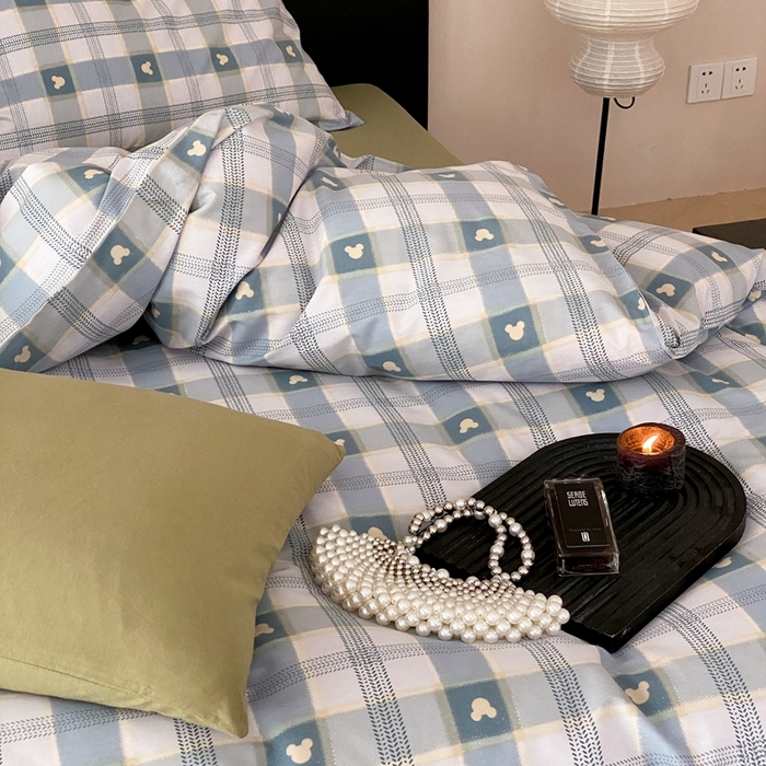 91家纺网 家纺一手货源 找家纺 嘉汀兰家居 2024新款40s全棉印花四件套系列  小熊星座