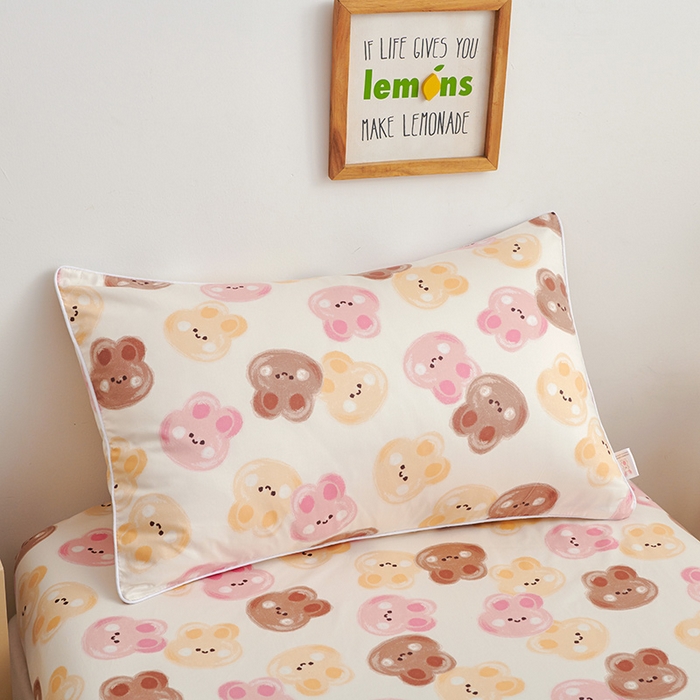 91家纺网 家纺一手货源 找家纺 (总) ds生活馆 2025新款幼儿园学生60支贡缎长绒棉纯棉单枕套