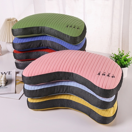 （总）明星枕业 全棉砂洗荞麦枕肩颈养护枕