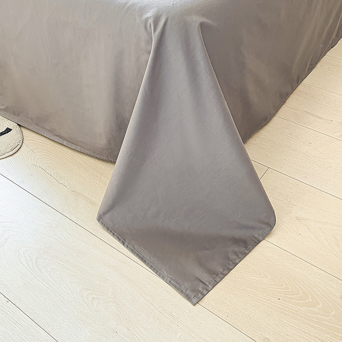 91家纺网 家纺一手货源 找家纺 琪格格纺织 2024新款40支13372纯棉良品系列四件套 洛卡灰