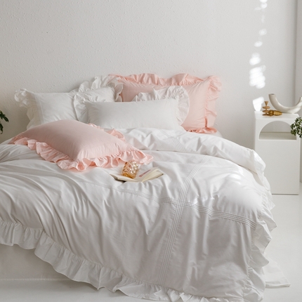 91家纺网 家纺一手货源 找家纺 （总）首尔家纺 2025新款全棉泡芙四件套系列