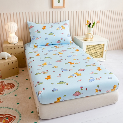 91家纺网 家纺一手货源 找家纺 （总）ds生活馆 2025新款幼儿园学生60支贡缎长绒棉纯棉单床笠