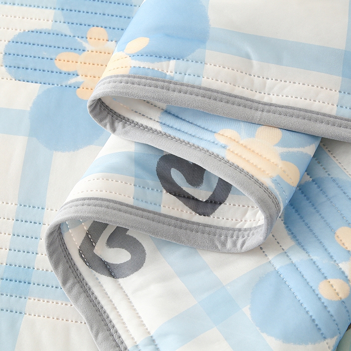 91家纺网 家纺一手货源 找家纺 伊人坊 2024新款冰丝凉感丝夏被 花花格调