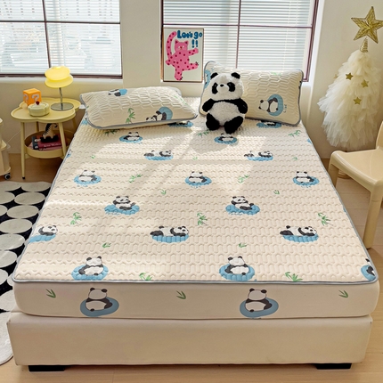 91家纺网 家纺一手货源 找家纺 （总）富馨莱 2024新款乳胶凉席床笠款