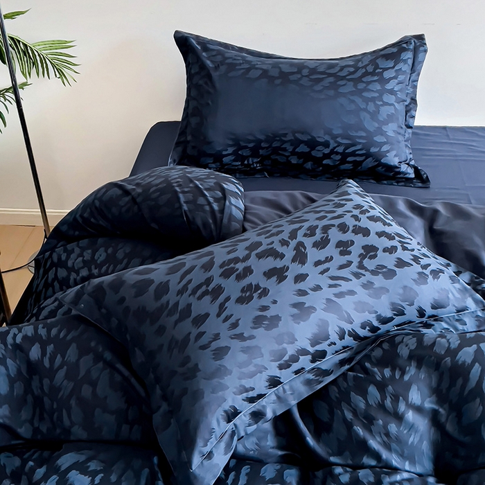 91家纺网 家纺一手货源 找家纺 品乐家纺 2024新款100支长绒棉提花 枕套 音色丈青