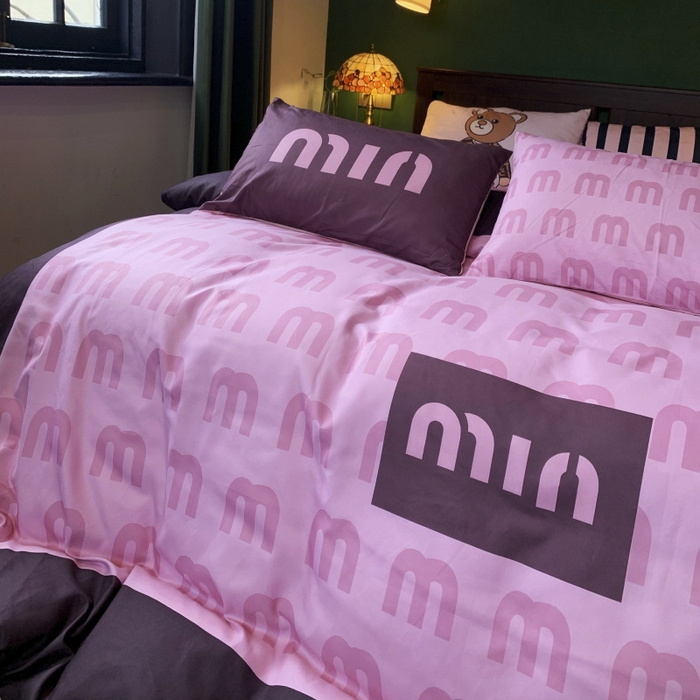 91家纺网 家纺一手货源 找家纺 花沐 2024新款云朵水洗棉四件套 【云朵棉】繆繆