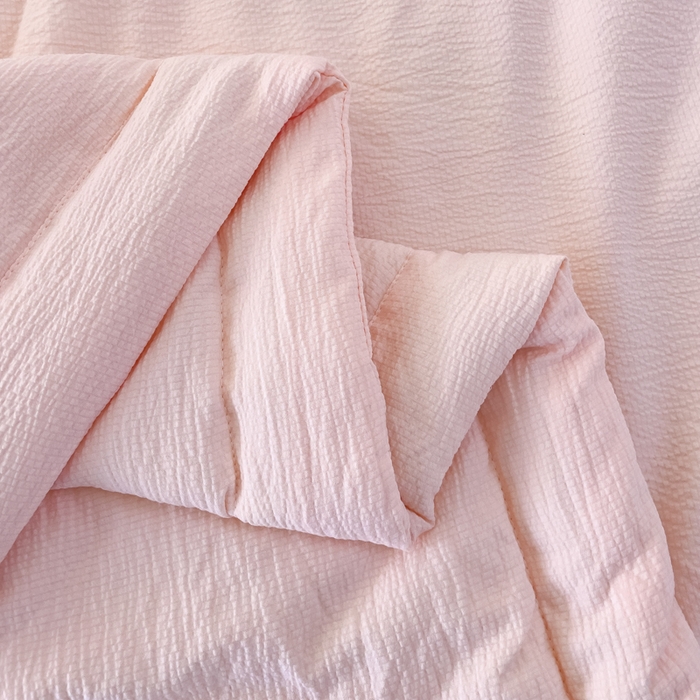 91家纺网 家纺一手货源 找家纺 优姿家纺 2024新款提花泡泡棉刺绣大豆抗菌夏被 经典玉