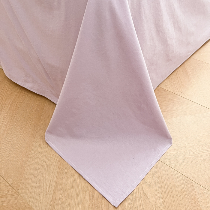 91家纺网 家纺一手货源 找家纺 寐居家纺 2024新款全棉水洗棉毛巾绣色织四件套 花儿朵朵-粉玉