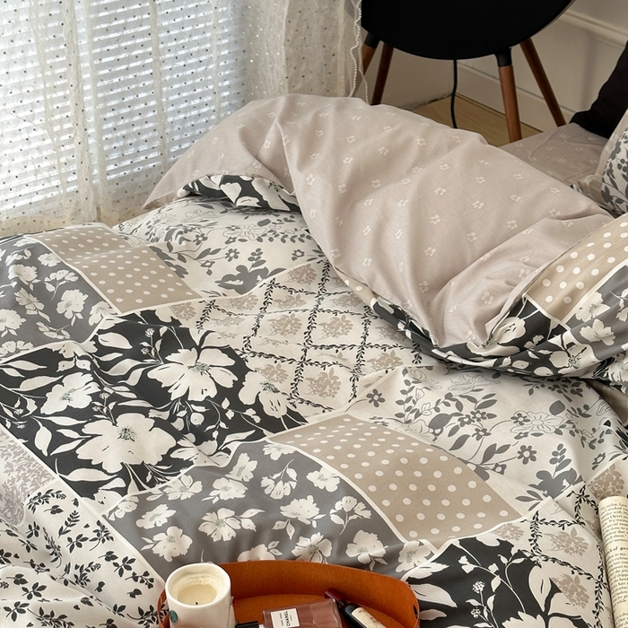 91家纺网 家纺一手货源 找家纺 （总）昔可家纺 2024新款中古系列花四件套