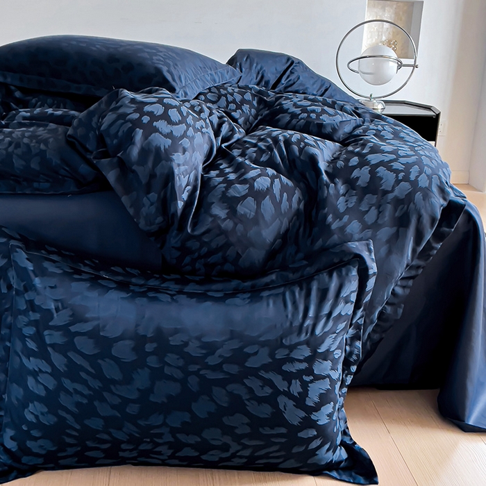 91家纺网 家纺一手货源 找家纺 品乐家纺 2024新款100支长绒棉提花 枕套 音色丈青