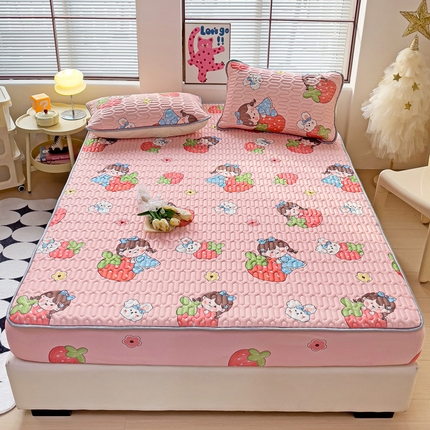 91家纺网 家纺一手货源 找家纺 （总）富馨莱 2024新款乳胶凉席床笠款