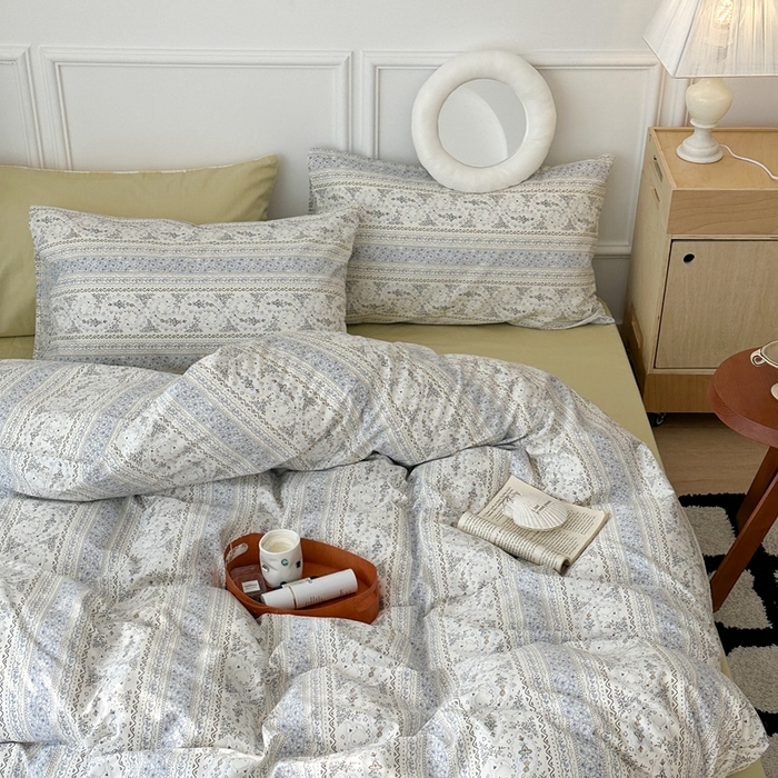 91家纺网 家纺一手货源 找家纺 昔可家纺 2024新款中古系列花四件套 中古国风