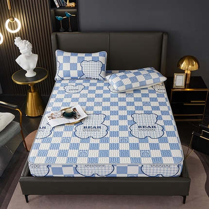 91家纺网 家纺一手货源 找家纺 （总）富馨莱 2024新款乳胶凉席床笠款