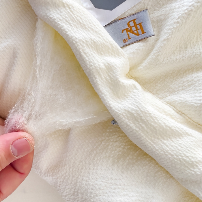 91家纺网 家纺一手货源 找家纺 优姿家纺 2024新款提花泡泡棉刺绣大豆抗菌夏被 米色