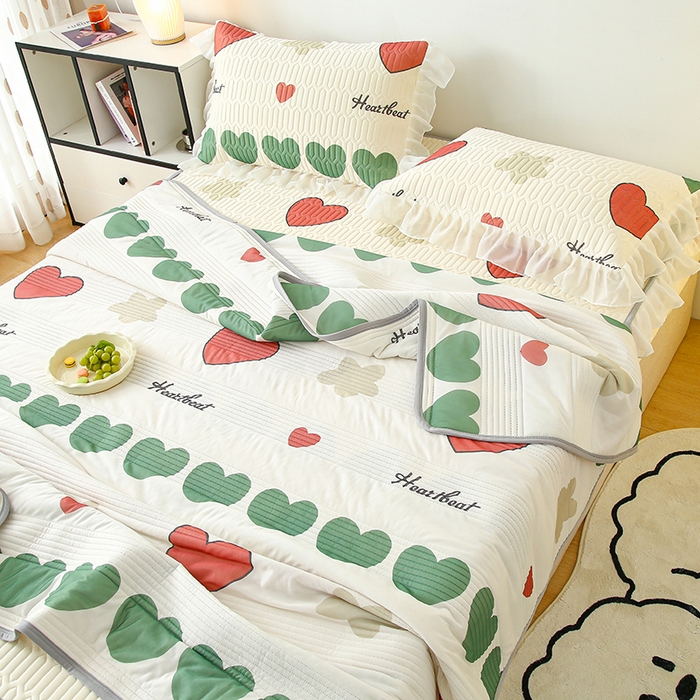 91家纺网 家纺一手货源 找家纺 伊人坊 2024新款冰丝凉感丝夏被 彩色心情