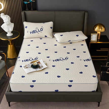 91家纺网 家纺一手货源 找家纺 （总）富馨莱 2024新款乳胶凉席床笠款